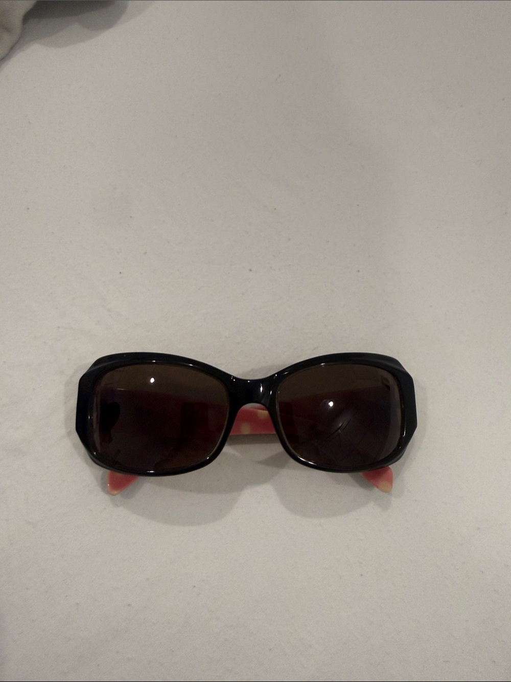 kate spade Black Sunglasses with Pink Temples